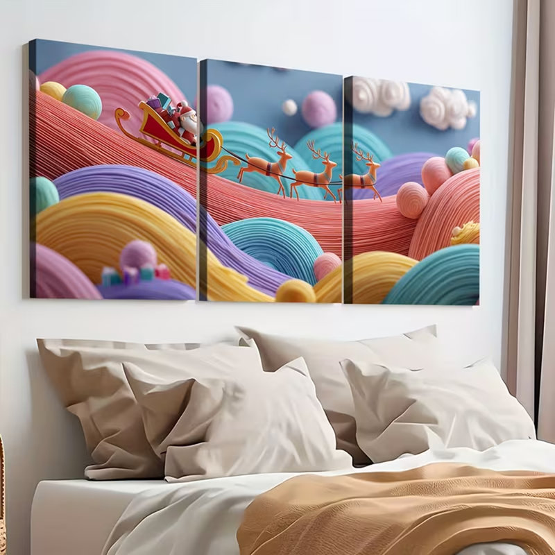 3 Piece Wrapped Canvas Print