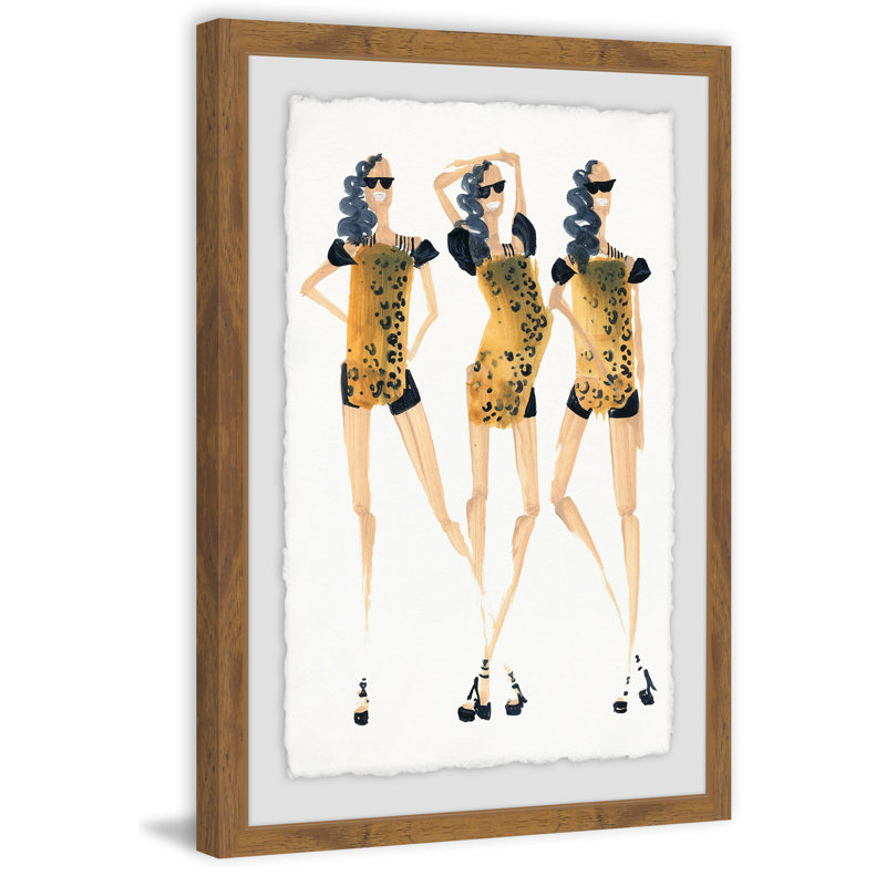 Animals 1 Piece Single Picture Frame Painting, 91 cm H x 61 cm W x 3 cm D