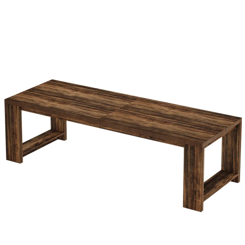 Table de cuisine élégante, table très longue, bureau chic pour 2 personnes, table de conférence