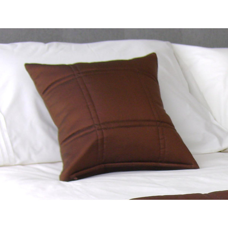 Summerhill Square Cushion, Chocolate