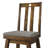 5-Piece Counter-Height Dining Set with Slat-Back Chairs and Square Table, Brown-1969771772