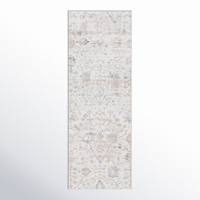 Benfield Beige Machine Washable Area Rug