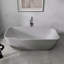 Baignoire de trempage d'extérieur 71 "à surface solide en gris Terrazzo-119918447