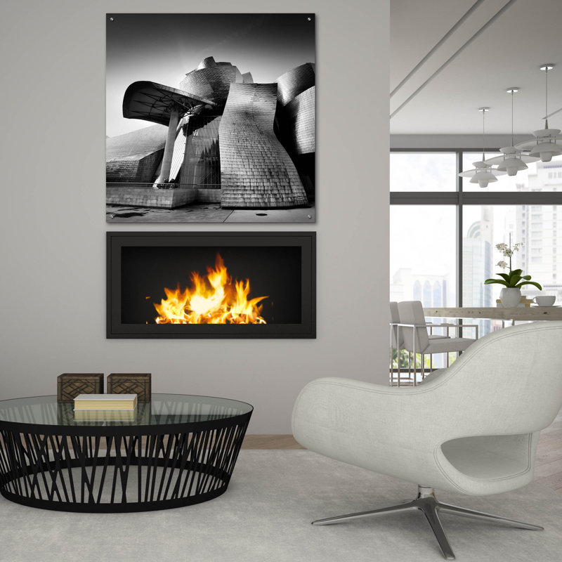 Art mural en verre acrylique, H 36 po x l 36 po x P 0,2 po