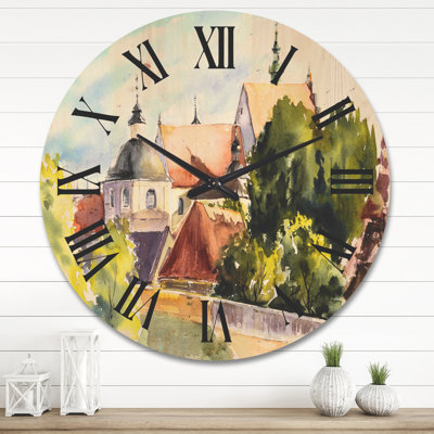 Solid Wood Wall Clock