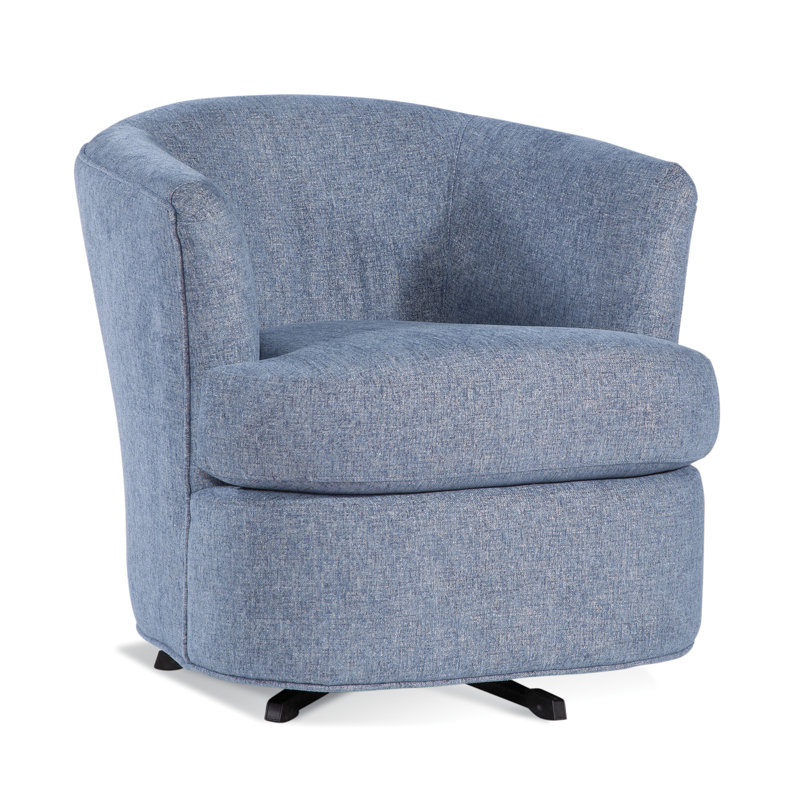 Barrel Chair, Snow Crypton Performance; 0884-91