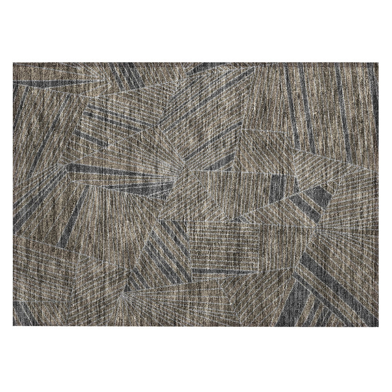 Colier Flatweave Abstract Indoor / Outdoor Rug, Rectangle 1'8" x 2'6"