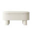 Pouf de rangement moderne en velours côtelé, banc rembourré pour chambre, entrée, salon et hall d'entrée-297338452
