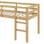 Lit mezzanine simple avec garde-corps et échelle-1817474382