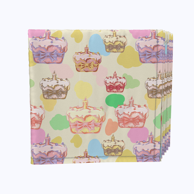 Polyester Food & Drink Square Napkin