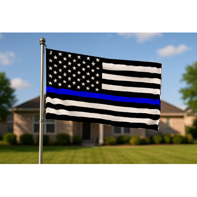 Thin Blue Line American Flag - Drapeau