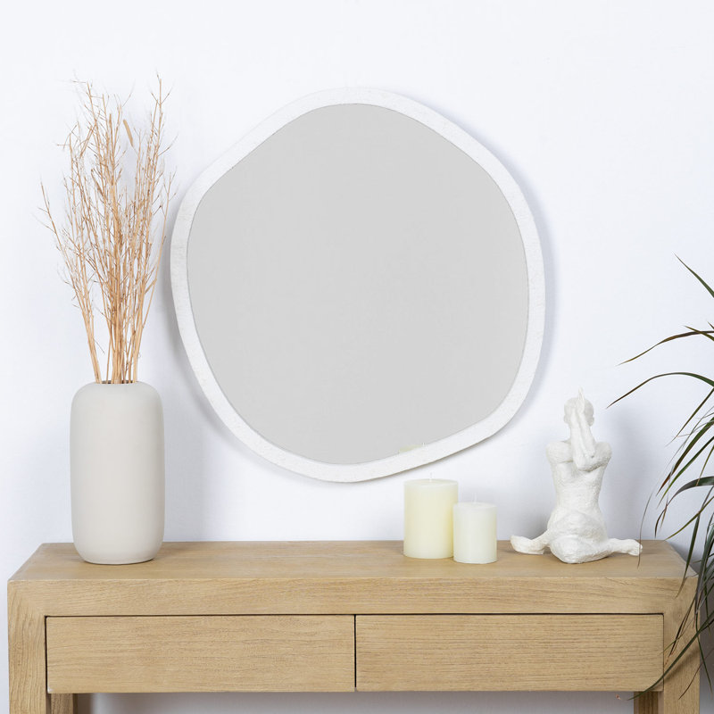 Allarna Wood Flat Wall Mirror