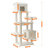 Cat Tree with Scratching Posts and Hammock-1838489549