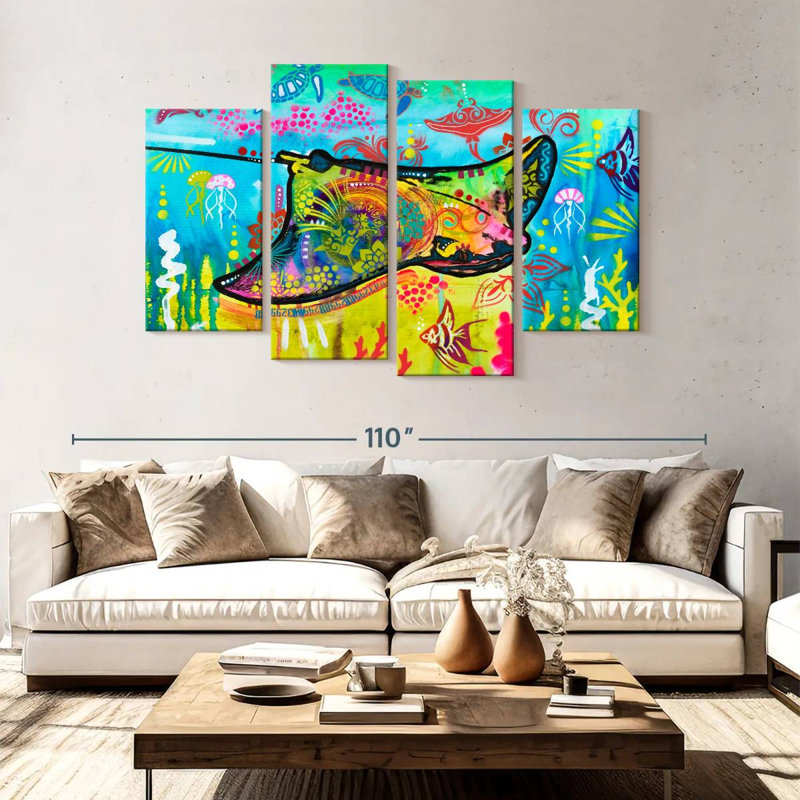 Brampt Sting Ray, 54" H x 84" W