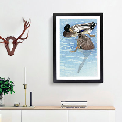 Ducks in the Water by Ohara Koson - Picture Frame Painting Print