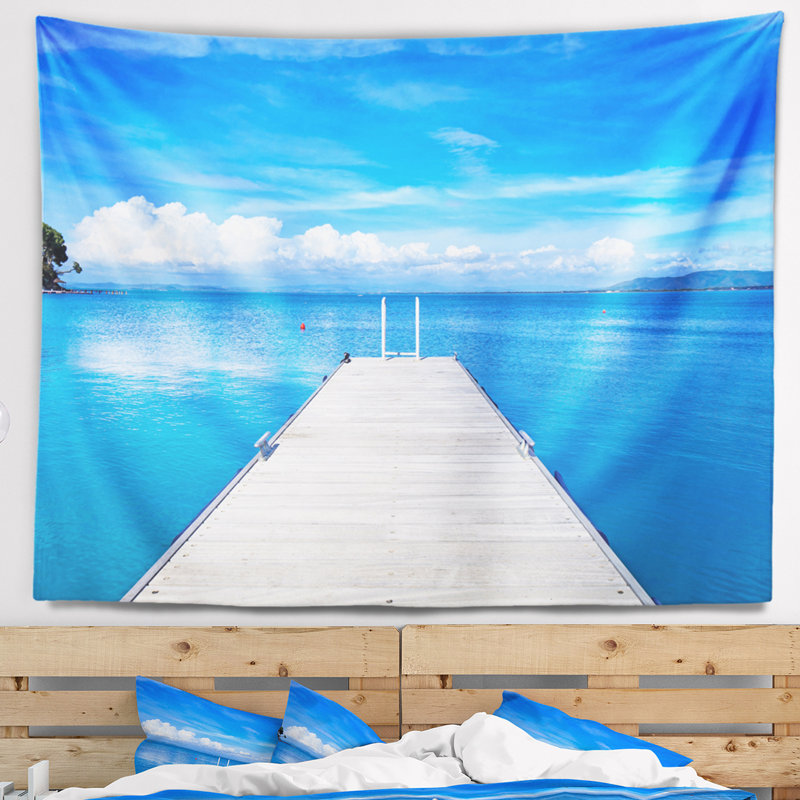Tapisserie Seascape, H 68 po x l 80 po