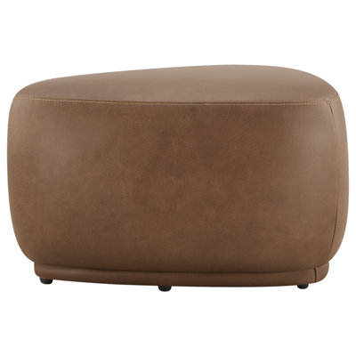 Adna Genuine Leather Triangular Ottoman