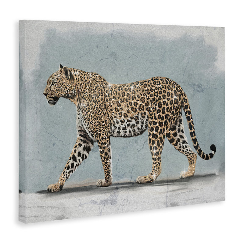 «Stepping Glam Leopard» par Svetlana Aleynikova, H 36 po x l 48 po