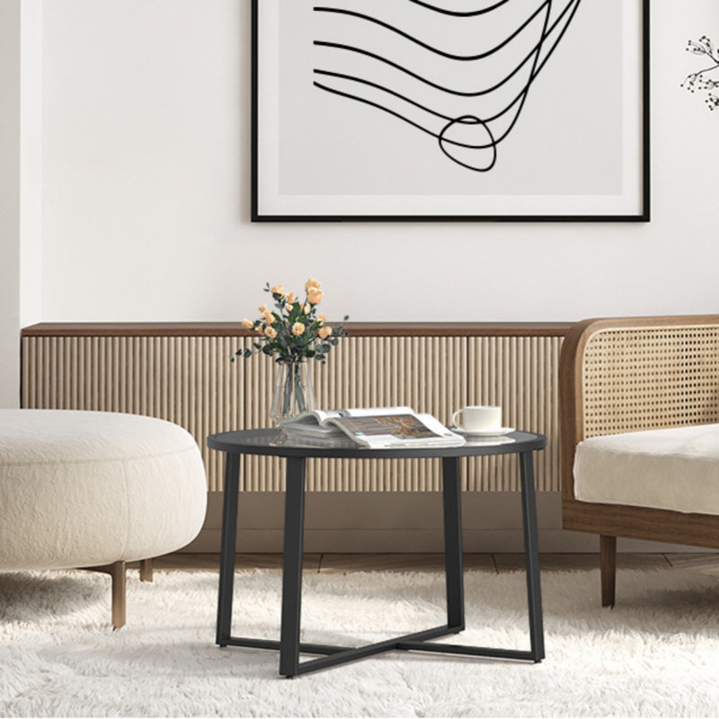 Table basse, Noir, Gris