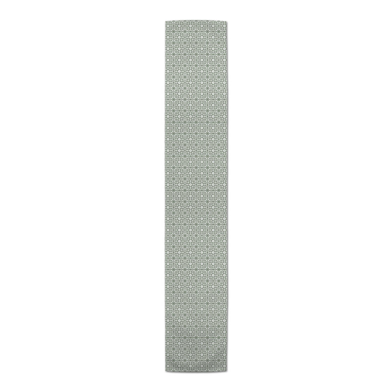 Chemin de table Calvon, 72 po x 16 po, Vert