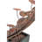Handcrafted Outdoor Metal Weather Resistant Floor Table Top Fountain