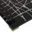 Dubach 18 and 22" Pratt Black Resin Rectangle Trays, 2"H, Abstract Pattern, Set of 2 - 22" x 10" x 2"
