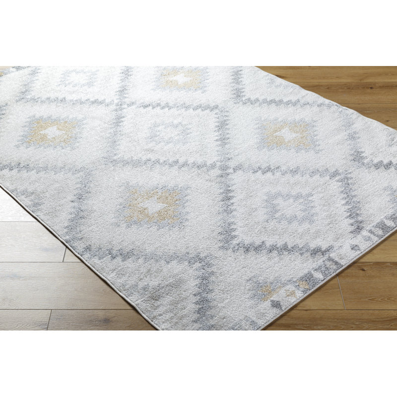 Reagyn Geometric Area Rug, Runner 80 x 220 cm