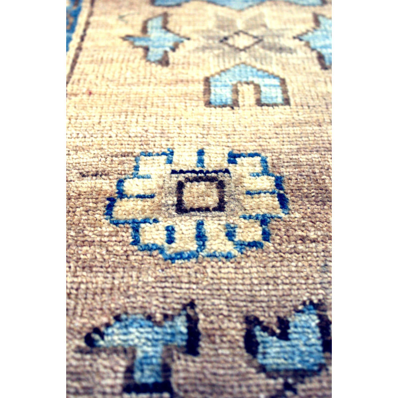New Turkmen Afghan One-of-a-Kind Rectangle 12'1" X 17'8" Area Rug