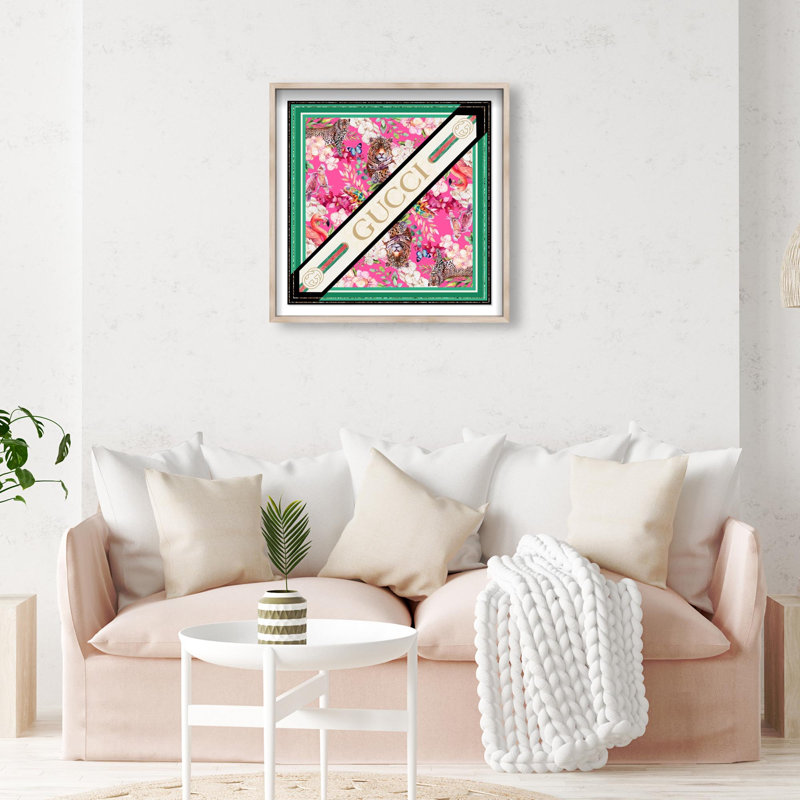 Oliver Gal Blossom Procession Fashion - Luxury Shadowbox Framed Wall Art, 26" H x 26" W, Cream
