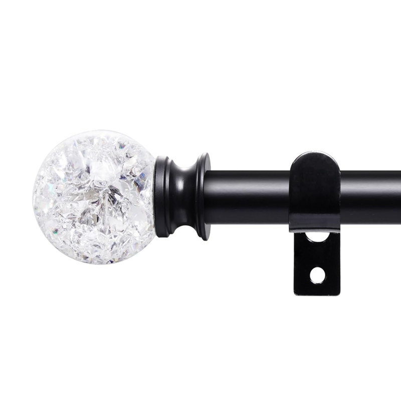 67cm Straight Tension Shower Curtain Pole & Hook Set