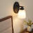 1-Light Modern Ribbed Frosted Glass Wall Sconce-351654075