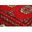 Tapis de bois one-of-kind à la main-noué la 2010 bokhara rouge 4 pi x 6 pi 2 po de zone en laine Yaak