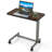Overbed Table Height Adjustable Bedside Table with Sturdy H-Shaped Base
