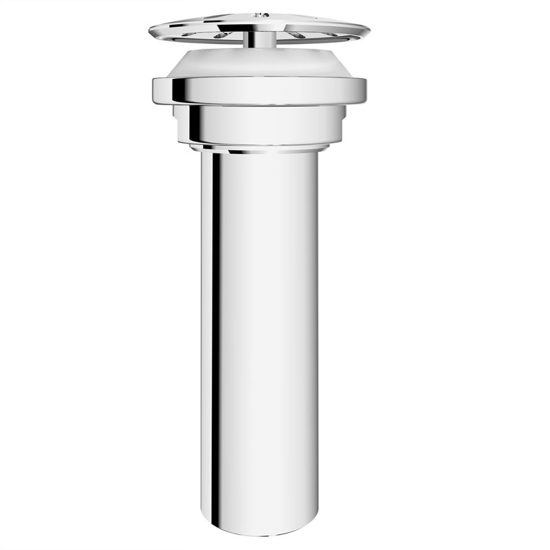 Oak Hill Grid Drain, Polished Chrome