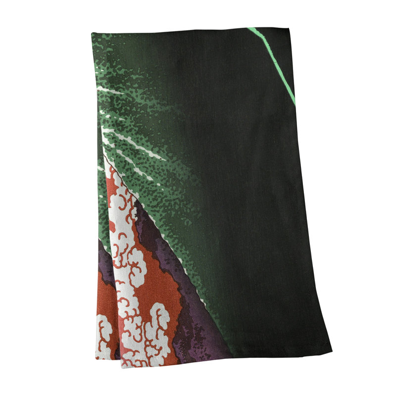 Hague Tea Towel Kitchen Towel, Red/Green, Poly Twill