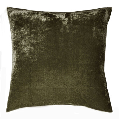 Silk Velvet Pillows Square Pillow Cover & Insert