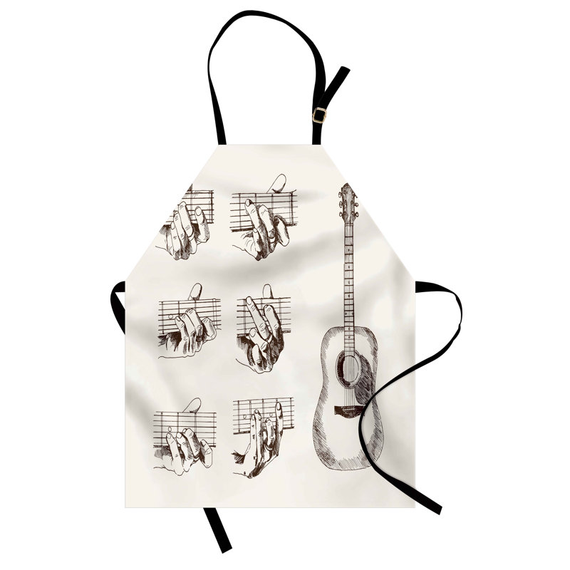 No Pattern Bib Apron