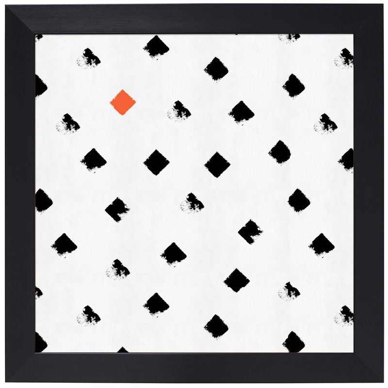 Cadre photo simple en plastique Pedersen, Noir, 20 po x 20 po