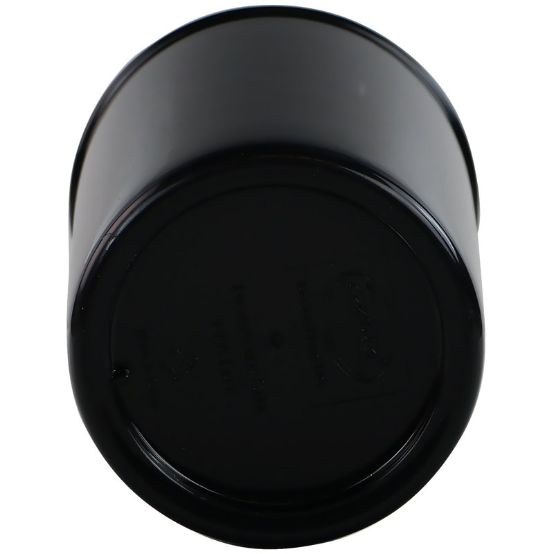 Calypso Plastic Oval Utensil Crock, Black