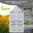 Wood Outdoor Plant Stand, Garden Cold Frame Greenhouse Flower Planter With Adjustable Shelves, Double Doors