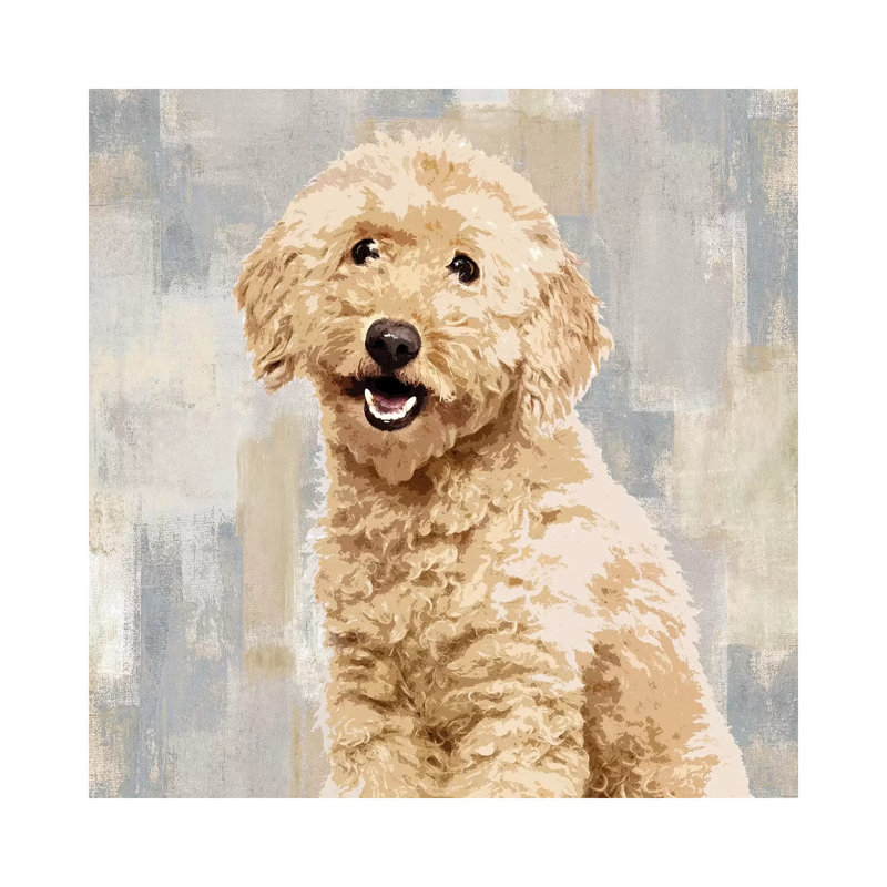 Poodle by Keri Rodgers - Wrapped Canvas Painting, 93.98 cm H x 93.98 cm W x 3.175 cm D