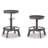 Kaloni Swivel Adjustable Height Counter Stool with Metal Frame-68816309-70167628