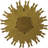 Round Sunburst Wall Mirror-446051505