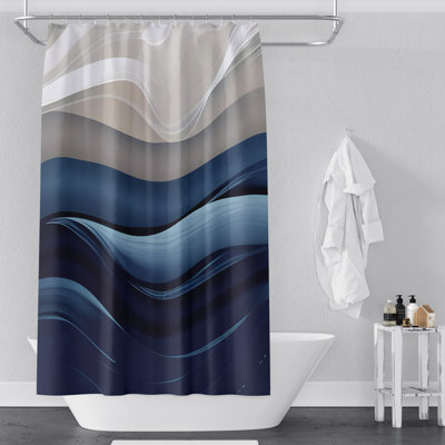 Comisha Abstract Shower Curtain