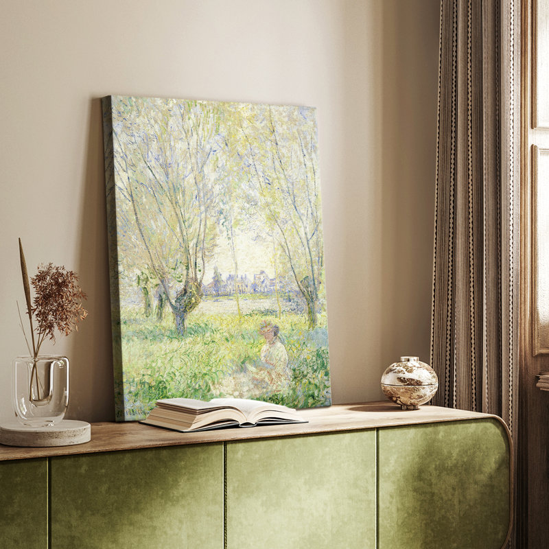 Paysage rétro XLVII - galerie Cavas, H 27 po x l 18 po