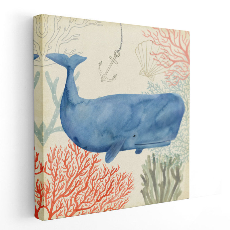Underwater Whimsy I - reproduction d'art sur toile, H 30 po x l 30 po