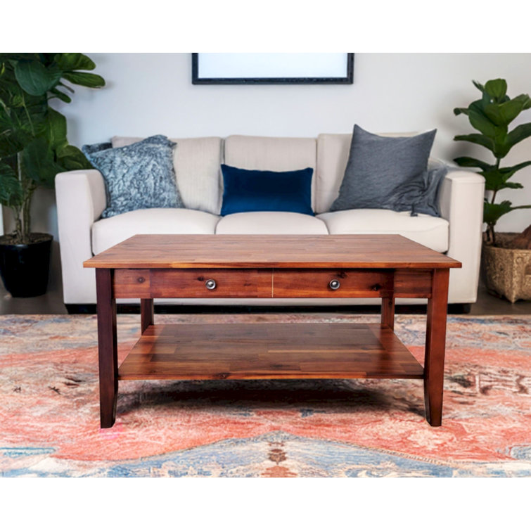 Ambrianna Solid Wood Coffee Table