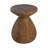 Outdoor Patio MGO Wood Side Table, Wood Grain Finish, Set Of 1