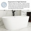 67'' X 31'' Acrylic Freestanding Soaking Bathtub-102026572