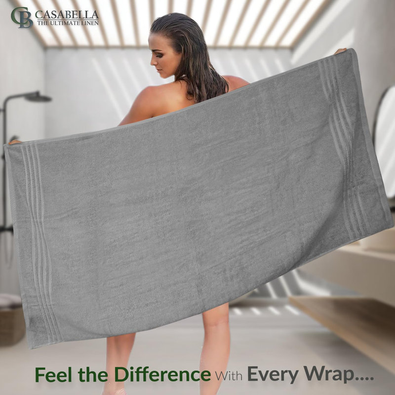 3Pk Zero Twist Large Bath sheet 80x140, Silver